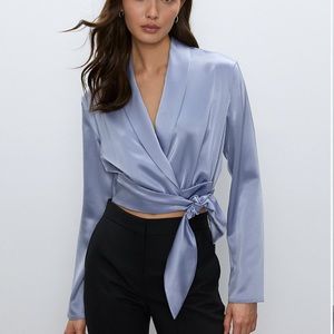 NWOT Aritzia Davis Blouse BLACK